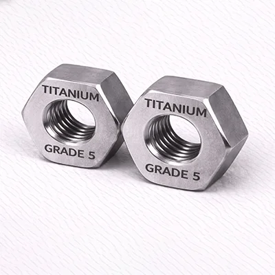 Titanium Grade 5 nut product example
