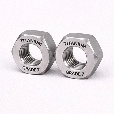 Titanium Grade 7 nut product example