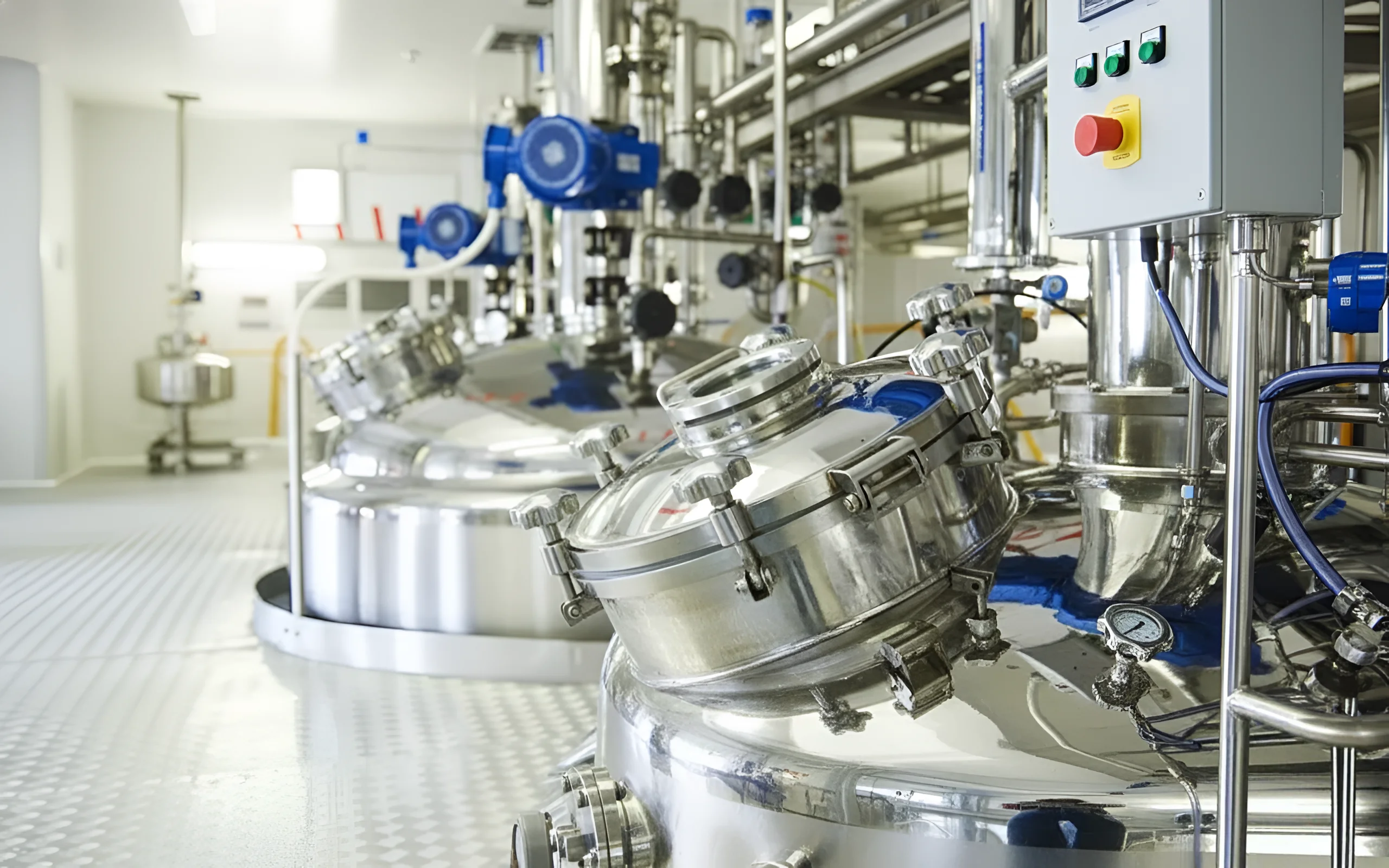 Pharmaceutical industry - medication manufacturing and drug production facility