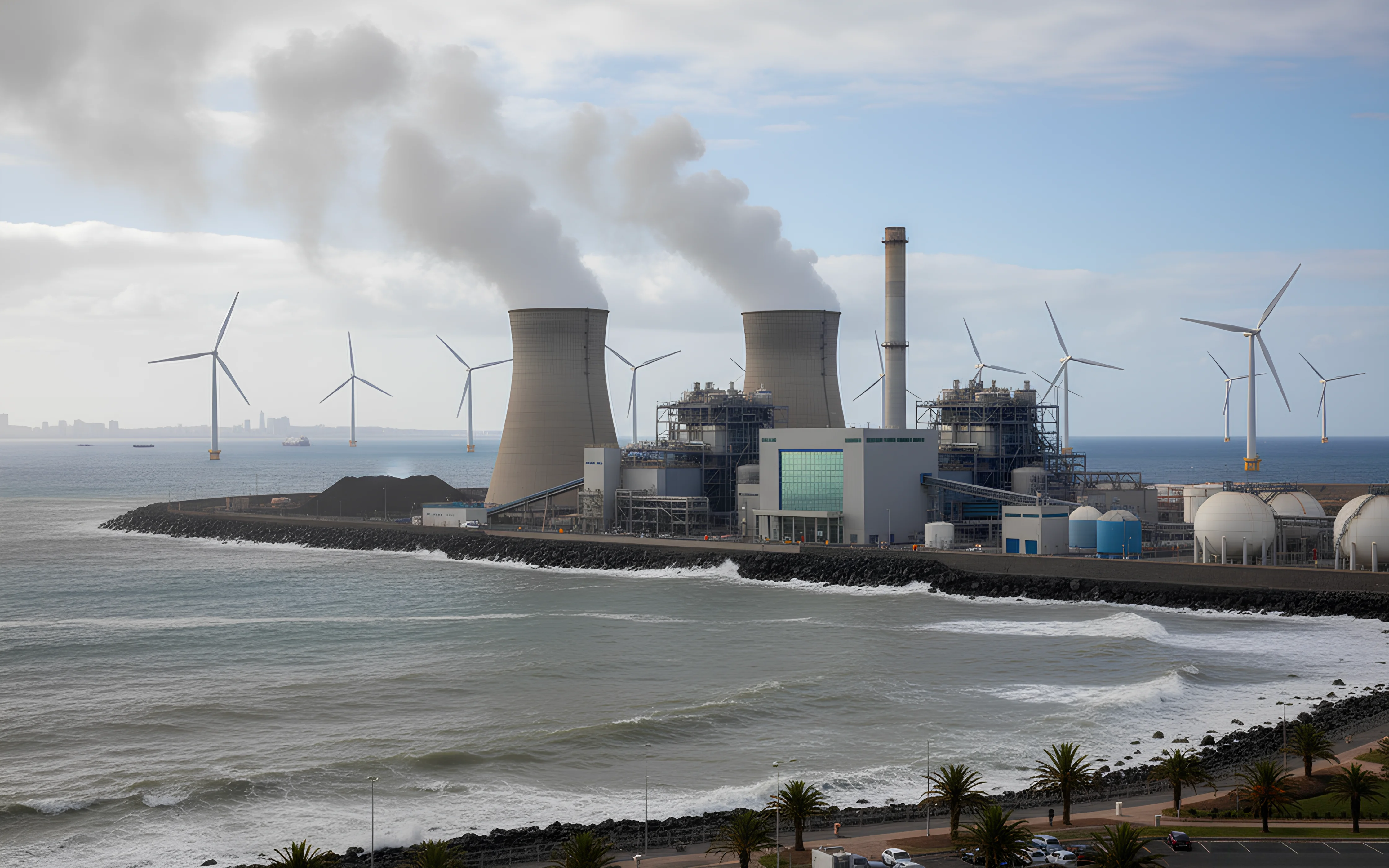 Water treatment industry - water purification and desalination facility