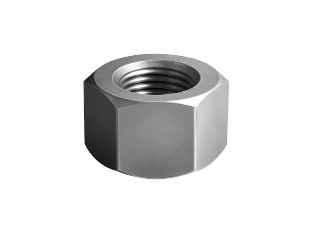 Precision exotic metal heavy hex nuts - high strength fasteners