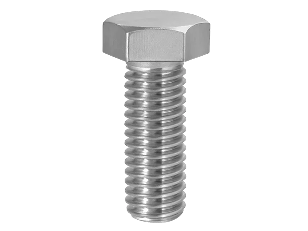 Precision exotic metal hex head screws - machine fasteners