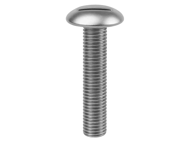 Precision exotic metal slotted truss head machine screws - standard fasteners