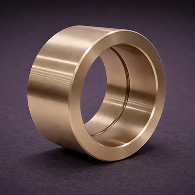 Precision exotic metal bearing bush - industrial precision component