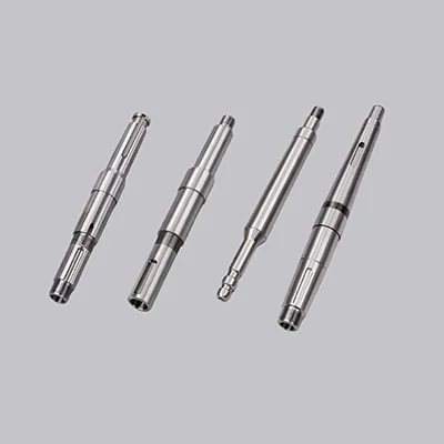 Custom precision CNC machined shaft - exotic metal component