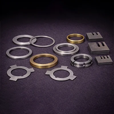 Custom machined spacer product example
